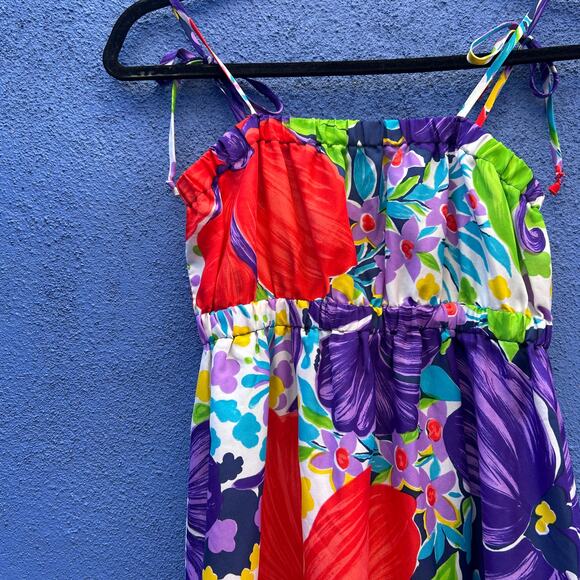 vintage pomare hawaii floral maxi dress - Picture 2 of 6